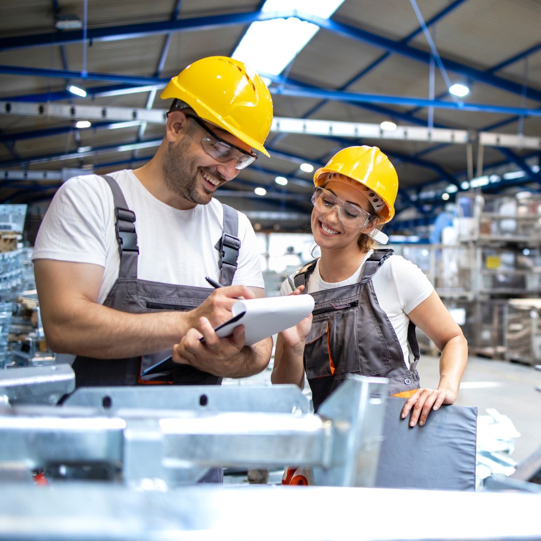 Factory workers